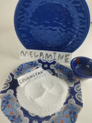 7.45-9.45PH الميلامين صب المواد الخام مركب غير سامة