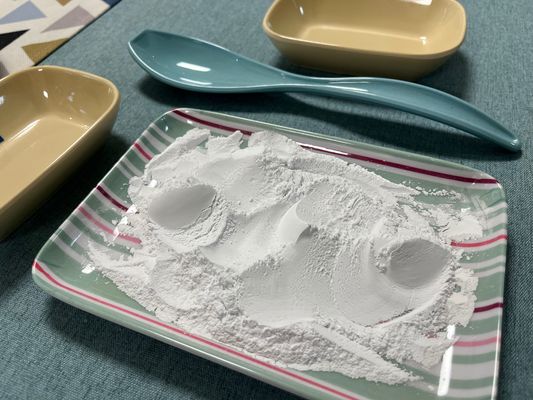 مسحوق الميلامين الأبيض المواد الخام أواني الطعام الميلامين التزجيج