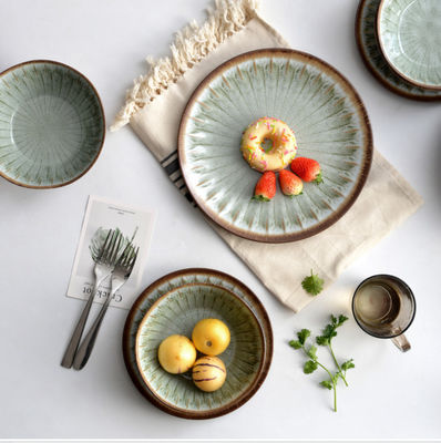 أطباق الحفلات والأكواب 12pc الميلامين أطباق العشاء مجموعة Iso