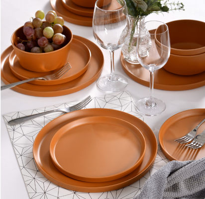 12 قطعة من ألواح الميلامين وعاء غسالة صحون متينة آمنة خالية من BPA