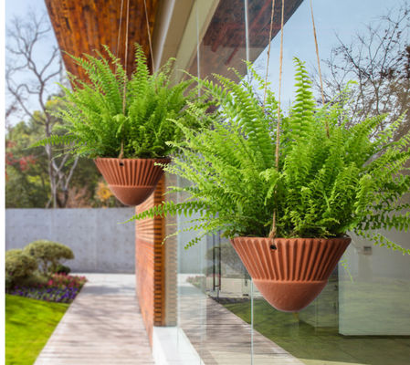 أواني الفخار الريفية المعلقة المقاومة للكسر