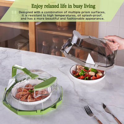 غطاء الميكروويف الرائعة الغذاء المطبخ الأدوات 10 بوصة مع مقبض