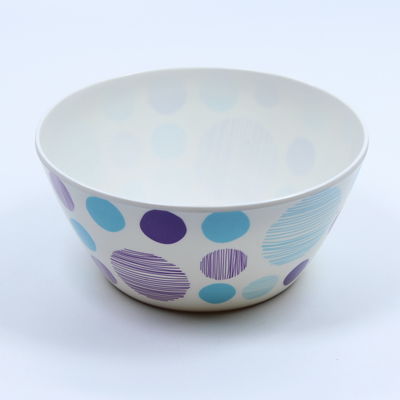 مجموعة أدوات الطعام من الميلامين الأزرق مع وعاء خلط