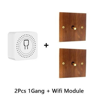 110 فولت لوحة التبديل الضوئي 86x86mm WiFi IEEE 802.11b/G/N