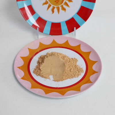 GUFAITH غبار الراتنج الميلامين البني المقاوم لدرجات الحرارة العالية 25 كجم / كيس ورق الكرافت